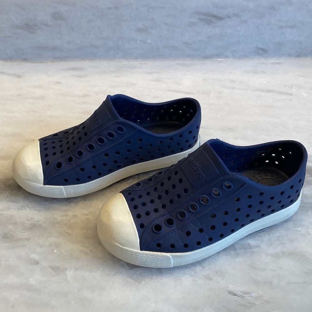 Native Jefferson Navy Kids Shoes